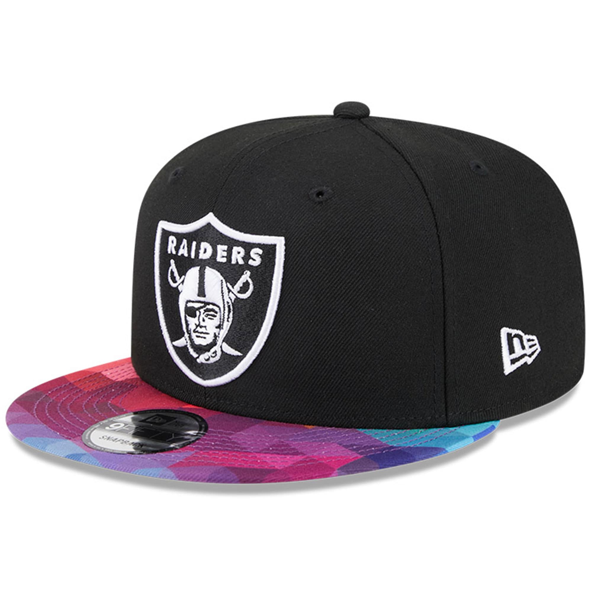 Las Vegas Raiders Men's   Black 2023  Crucial Catch 9FIFTY Snapback Hat