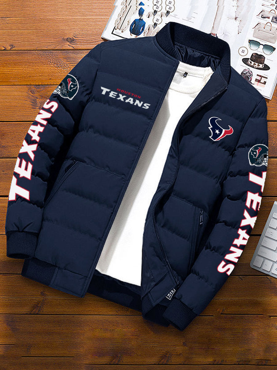 Houston Texans Winter Comfortable Warm Padded Jacket