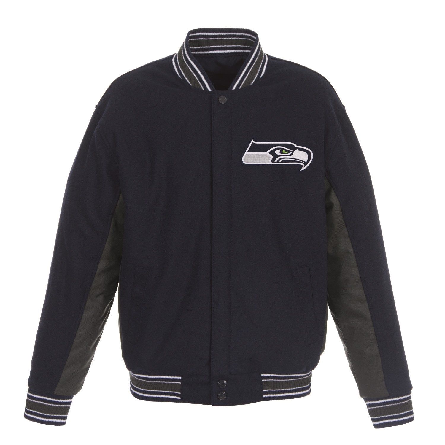Seattle Seahawks Reversible Wool Jacket