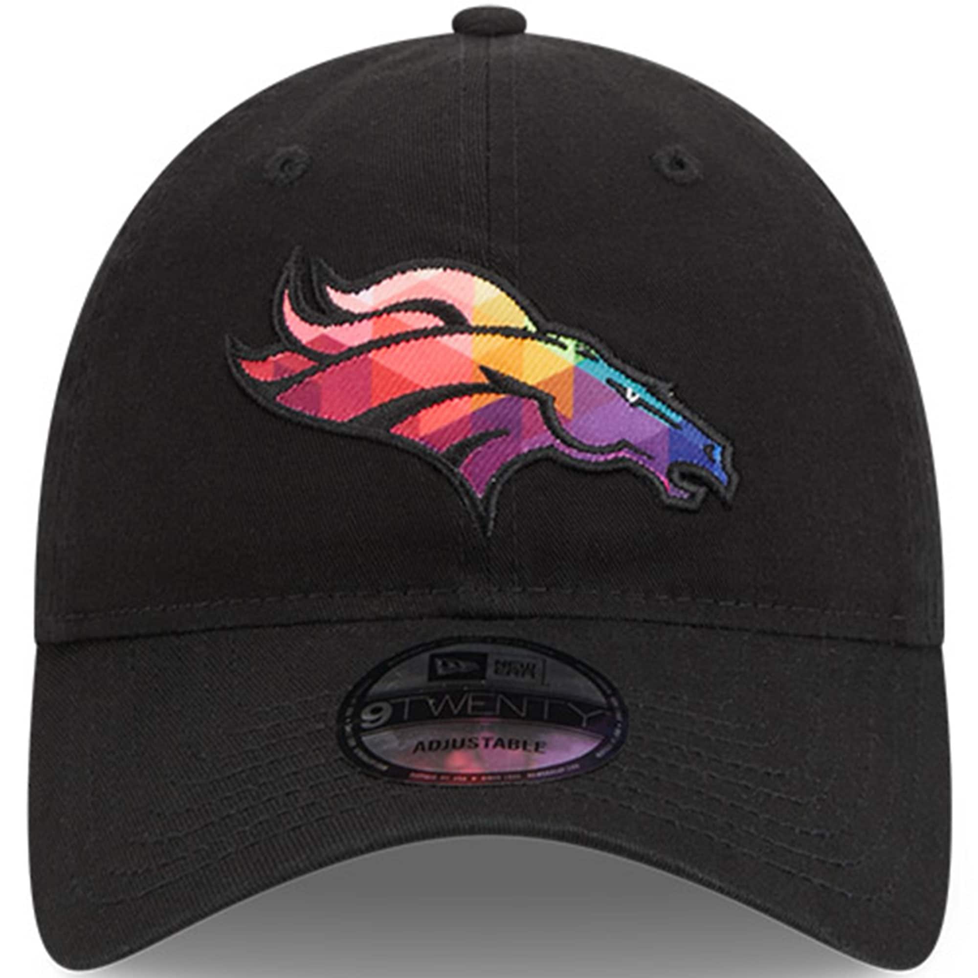 Denver Broncos Men's Black 2023 Crucial Catch 9TWENTY Adjustable Hat