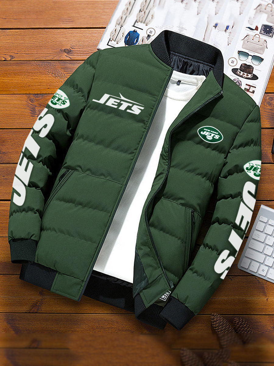New York Jets Winter Comfortable Warm Padded Jacket