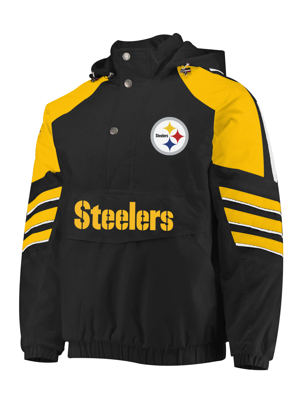 Pittsburgh Steelers Half-Snap Hoodie Jacket