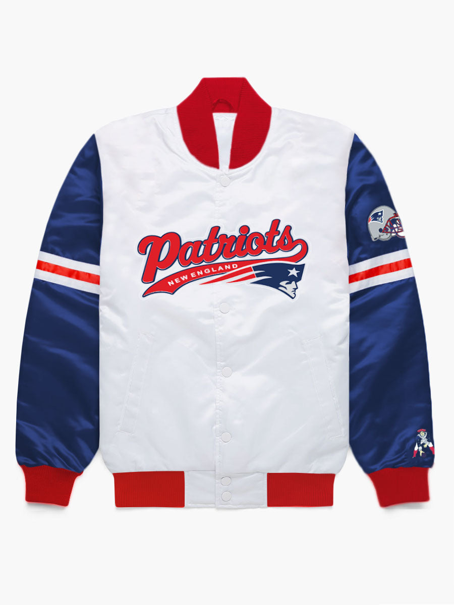 New England Patriots HOMAGE X STARTER  Contrast Print Jacket