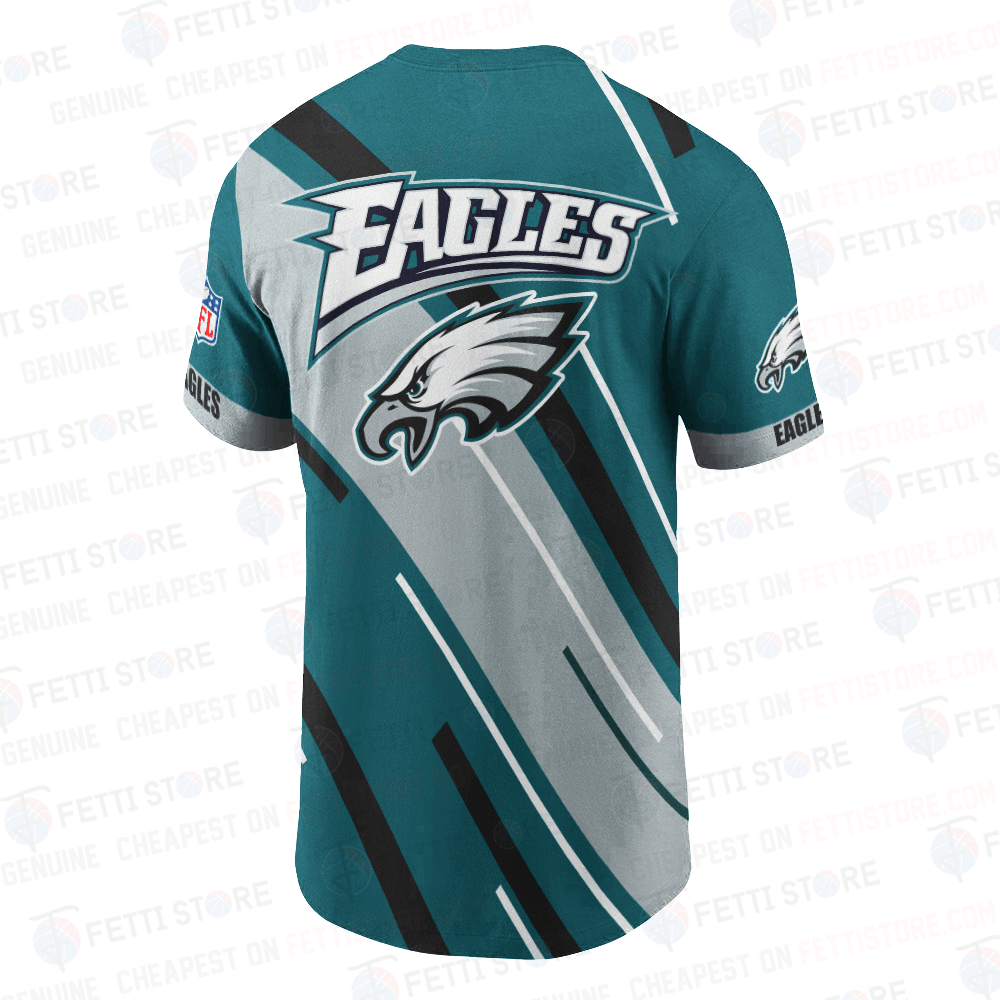 Philadelphia Eagles American Football Leauge Pattern 3D T-Shirt SH1 V2