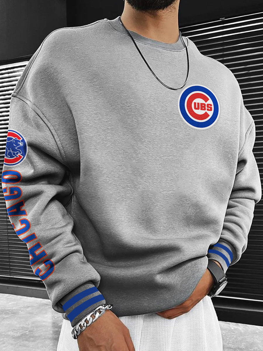 Chicago Cubs Fashion Men's Crewneck Sweatshirt