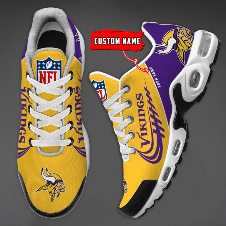 Minnesota Vikings -Custom Name-TN Shoes And Baseball Jersey Shirt PHIrfect Gift-DS001