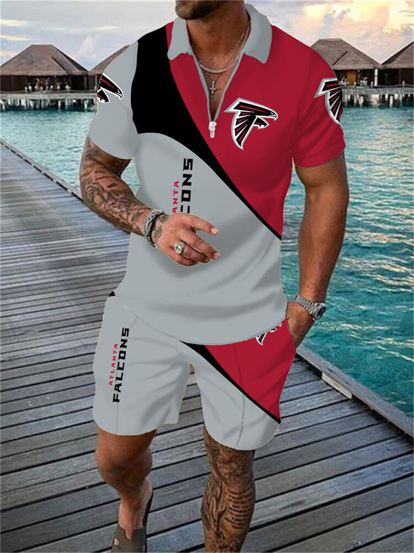 Atlanta Falcons Limited Edition Polo Shirt And Shorts Two-Piece Suits