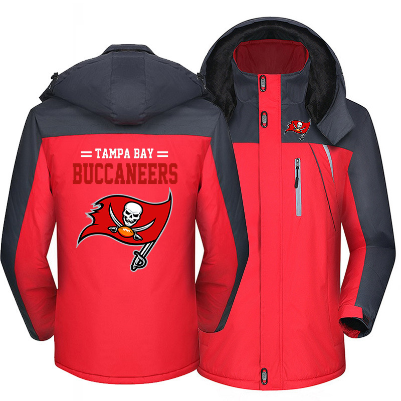 Tampa Bay Buccaneers Warm Hoodie Fleece Coat Winter Jacket Coat Ski Suit