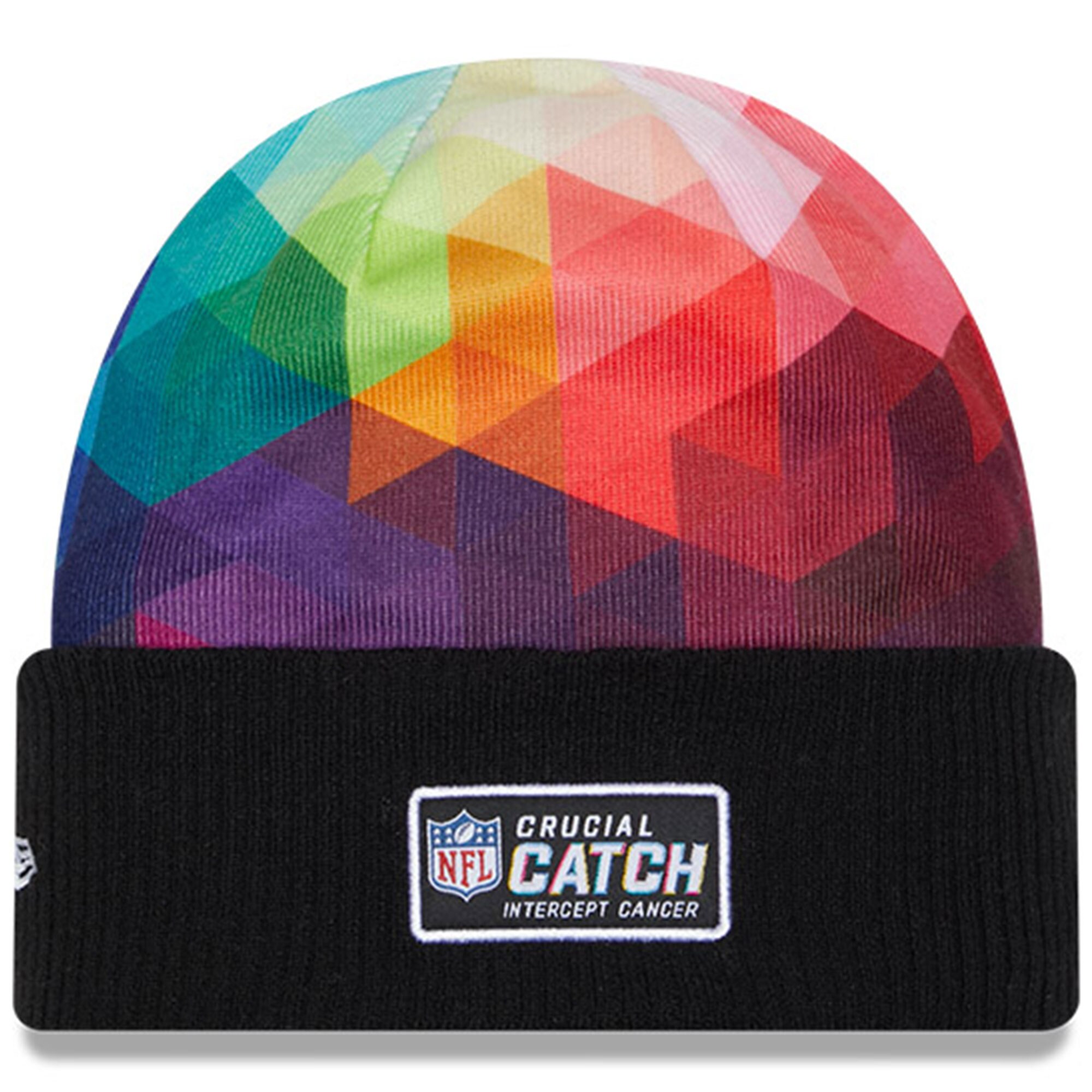 Philadelphia Eagles Youth Black 2023 Crucial Catch Cuffed Knit Hat