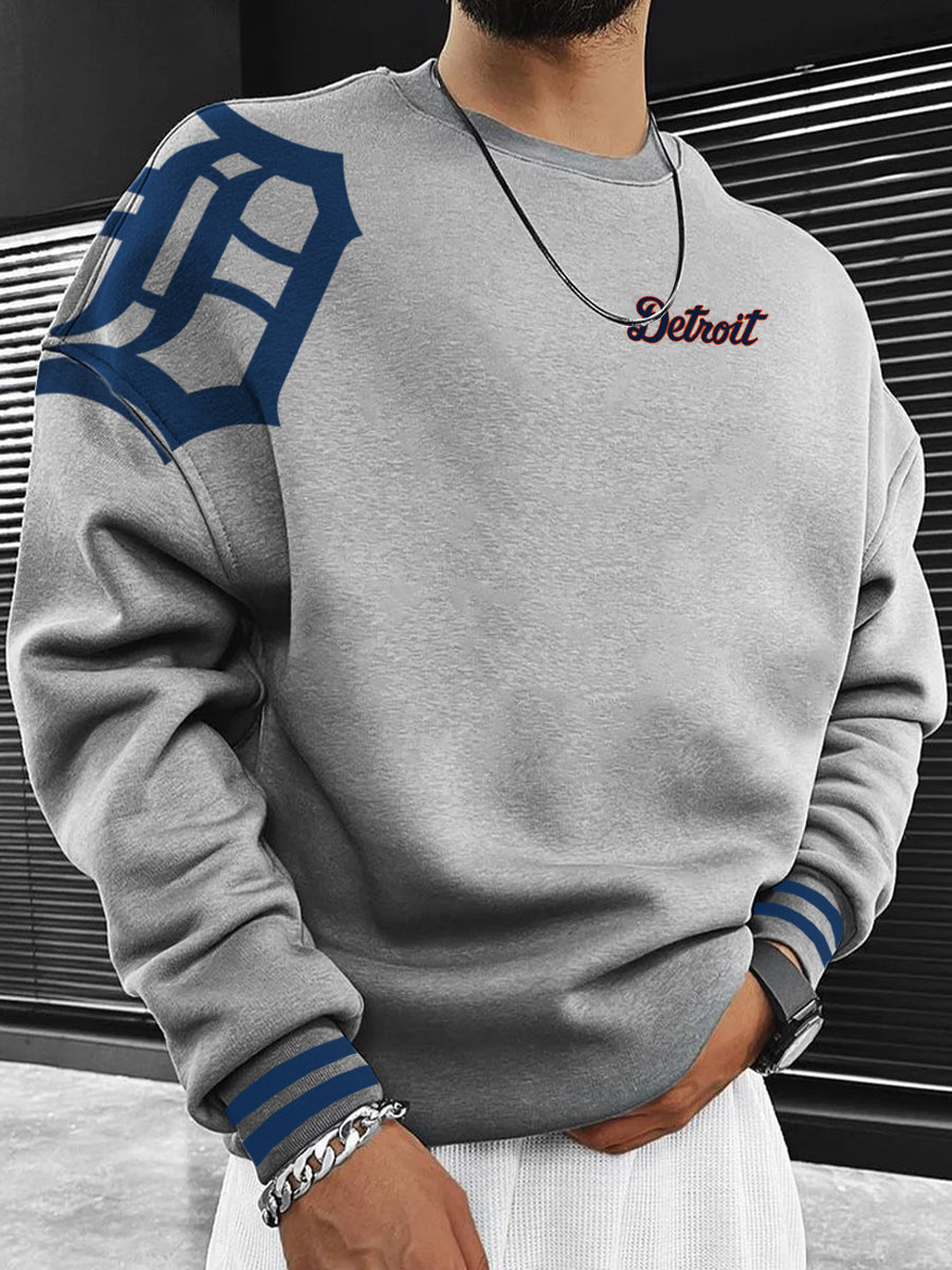 Detroit Tigers Fashion Men's Crewneck Sweatshirt
