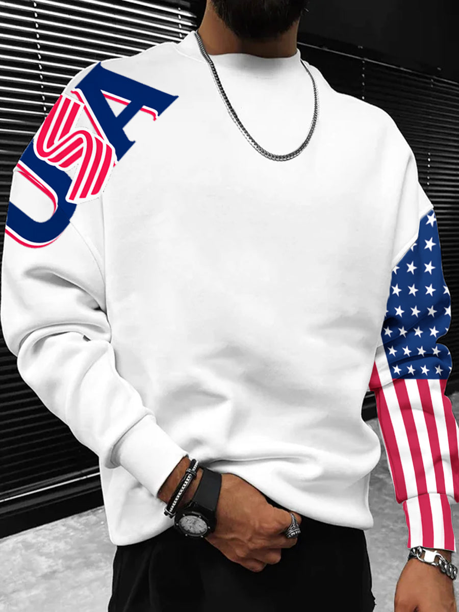 USA Baseball Team MLB Men's Crewneck Sweatshirt