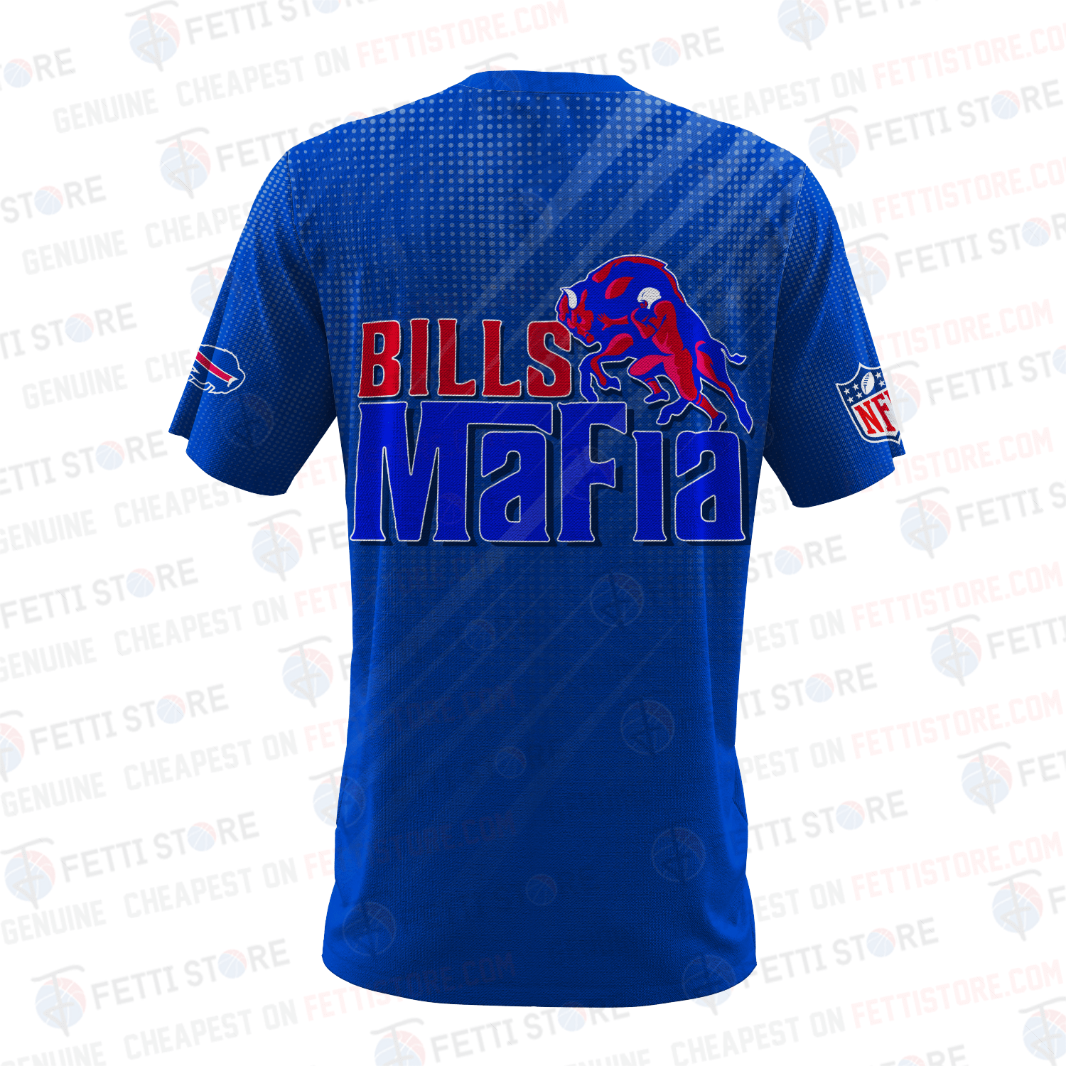 Buffalo Bills American Football Pattern 3D T-Shirt