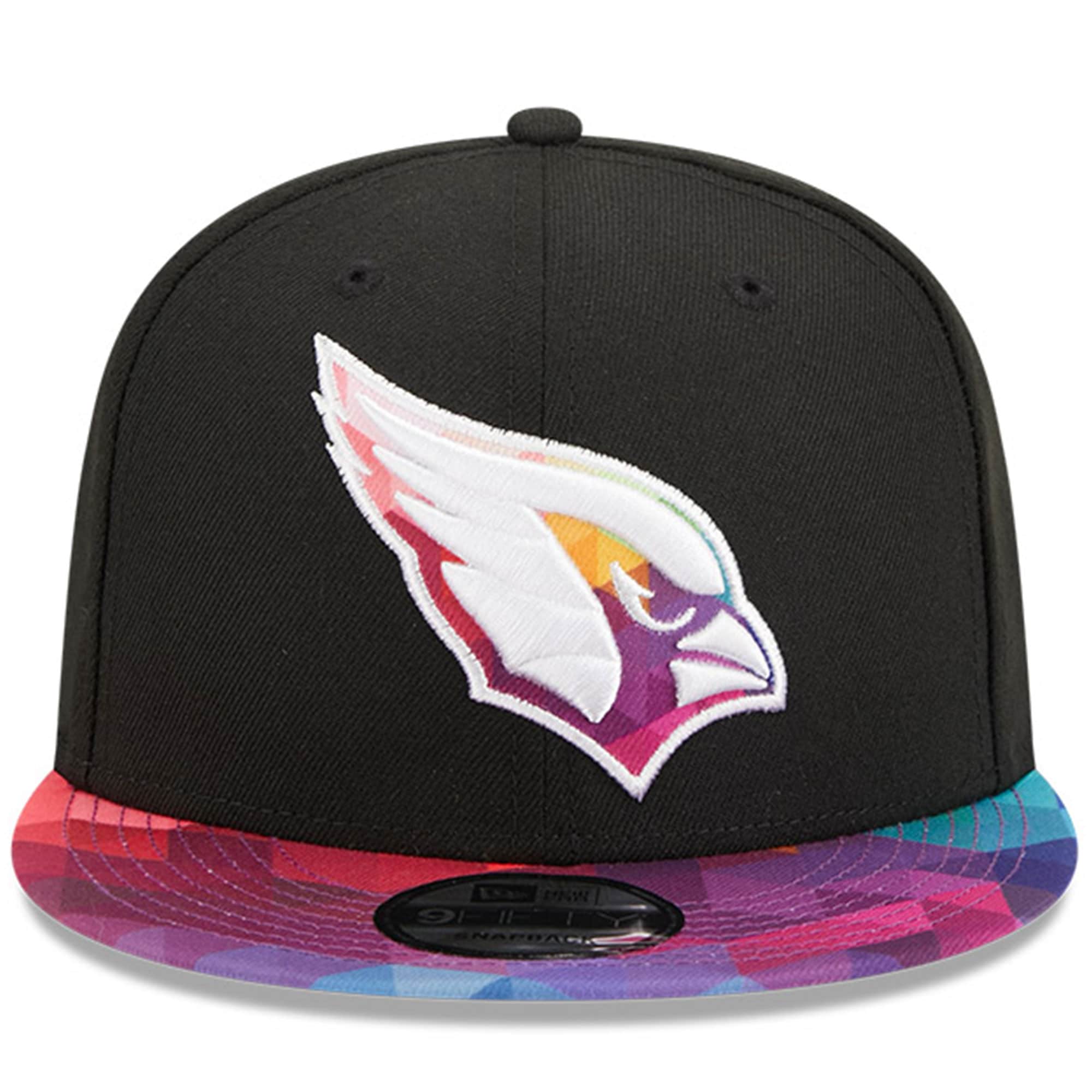 Arizona Cardinals Men's Black 2023 Crucial Catch 9FIFTY Snapback Hat