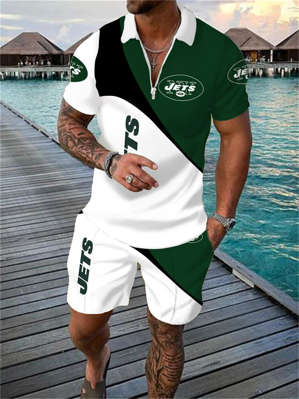 New York Jets Limited Edition Polo Shirt And Shorts Two-Piece Suits