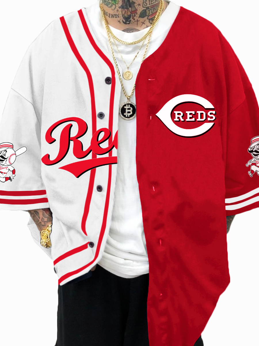 Cincinnati Reds MLB Men's Fashion Short Sleeve Jersey