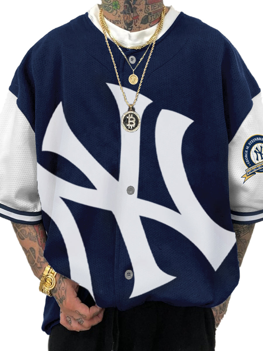 New York Yankees MLB Men's Fashion Short Sleeve Jersey