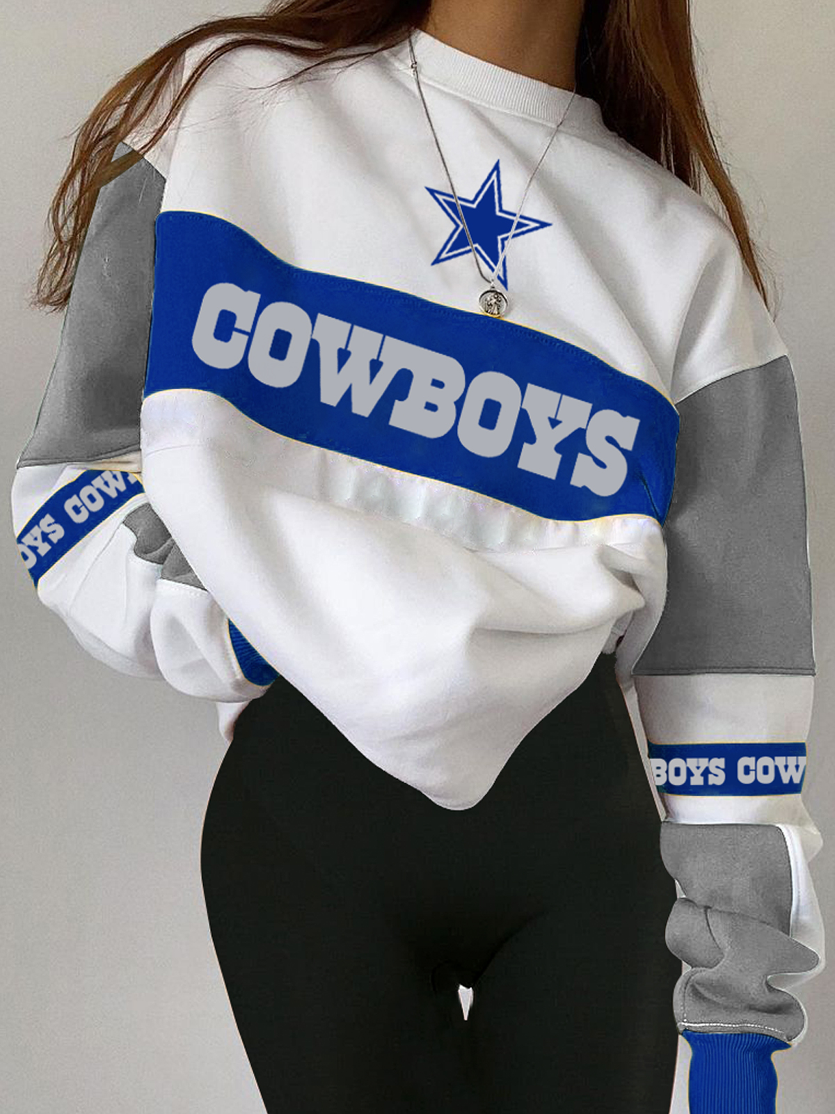Dallas Cowboys Fashion Printed Sweatshirt