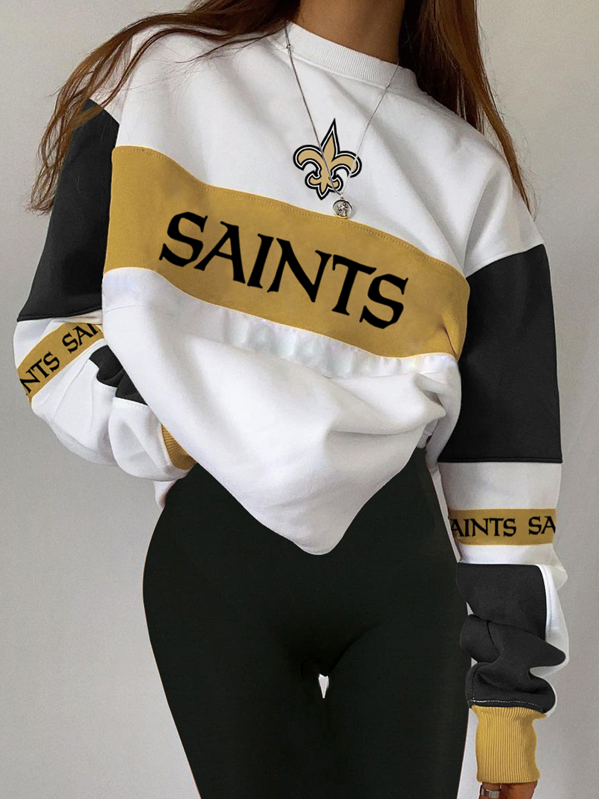 New Orleans Saints Fashion Printed Sweatshirt