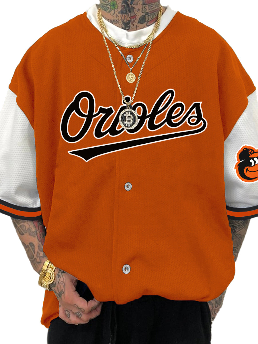 Baltimore Orioles Fashion Men's Fashion Short Sleeve Jersey