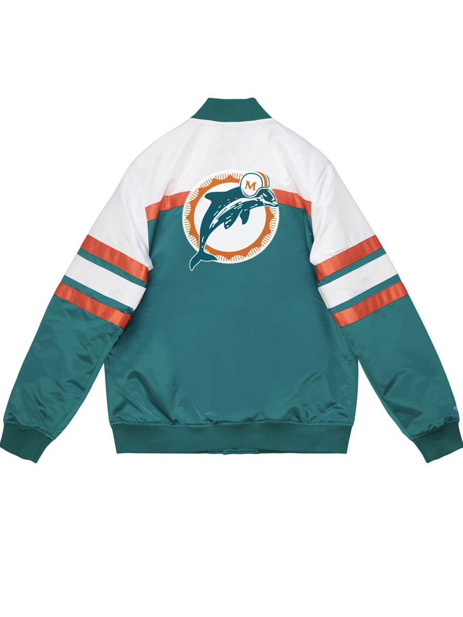 Miami Dolphins Special Script Heavyweight Satin Jacket