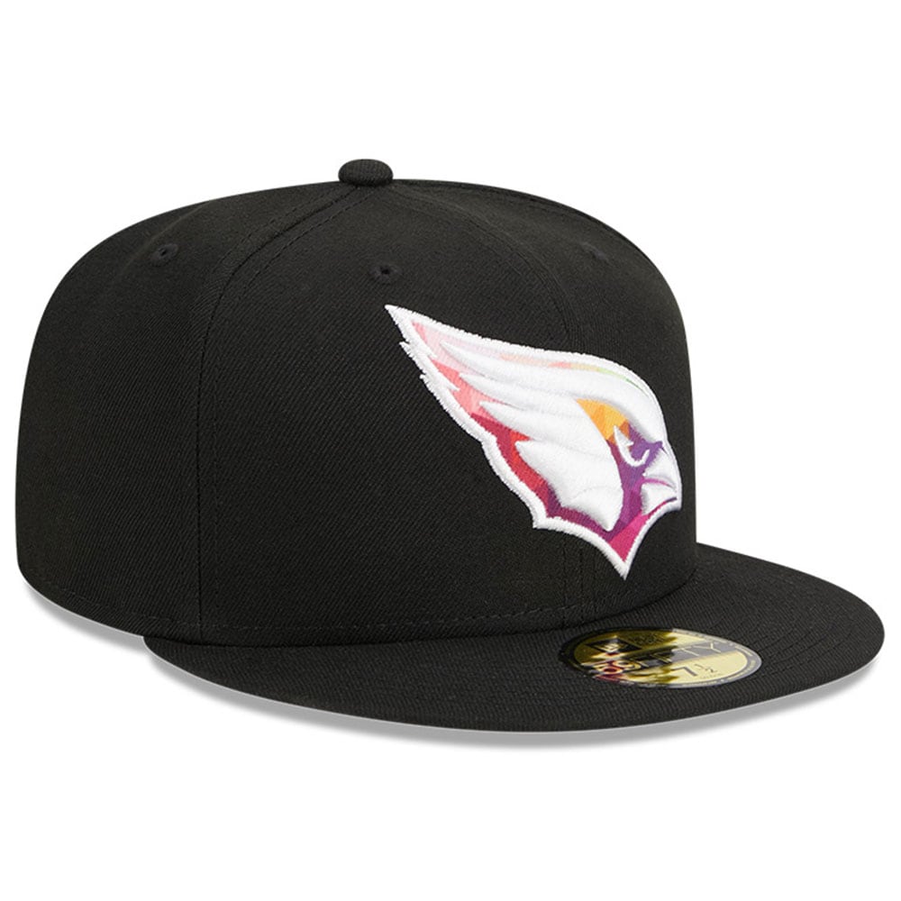 Arizona Cardinals Men's   Black 2023  Crucial Catch 59FIFTY Fitted Hat