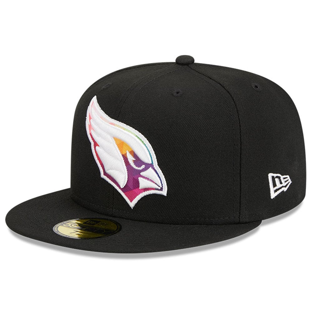 Arizona Cardinals Men's Black 2023 Crucial Catch 59FIFTY Fitted Hat