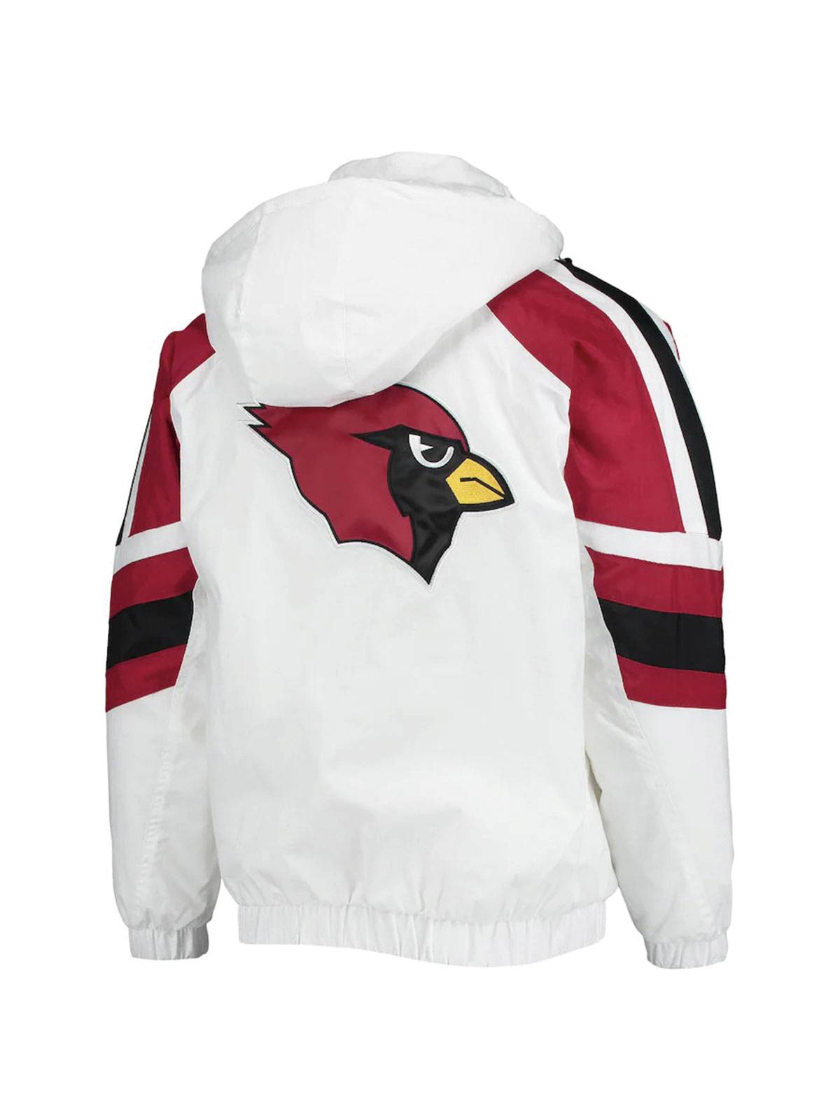 Arizona Cardinals Half-Snap Hoodie Jacket