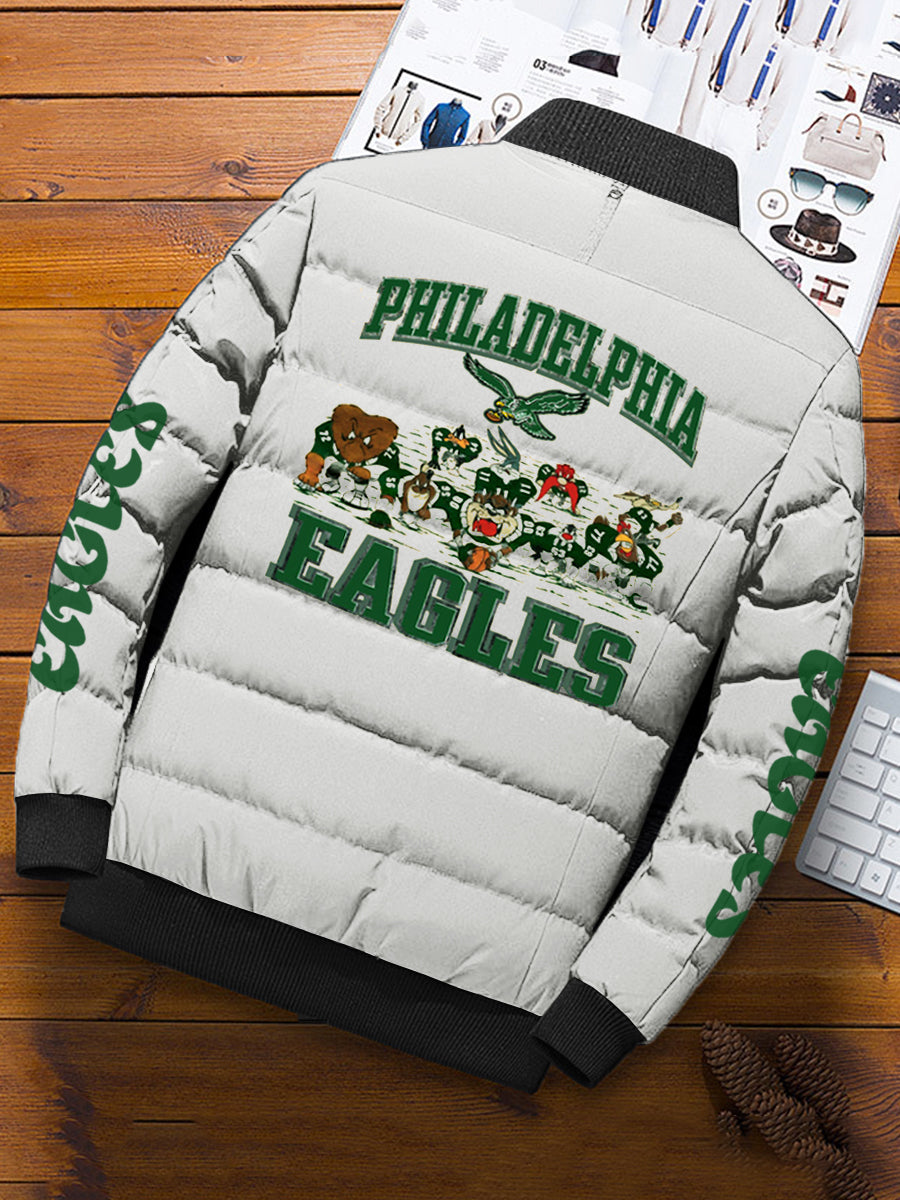 Philadelphia Eagles Winter Comfortable Warm Padded Jacket