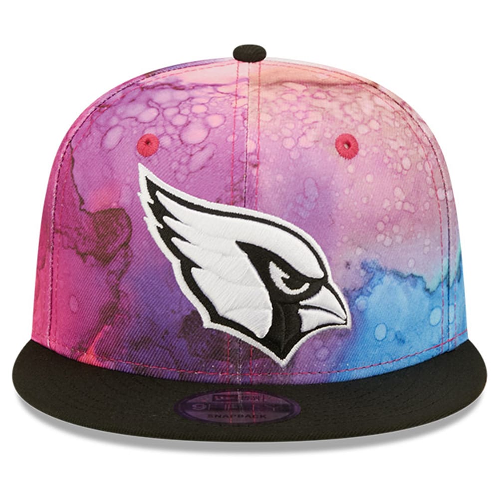 Arizona Cardinals Men's Pink/Black 2022 Crucial Catch 9FIFTY Snapback Hat