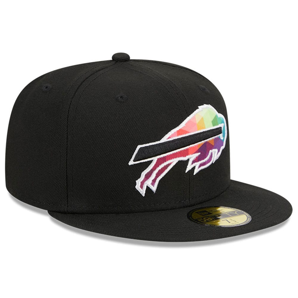 Buffalo Bills Men's   Black 2023  Crucial Catch 59FIFTY Fitted Hat