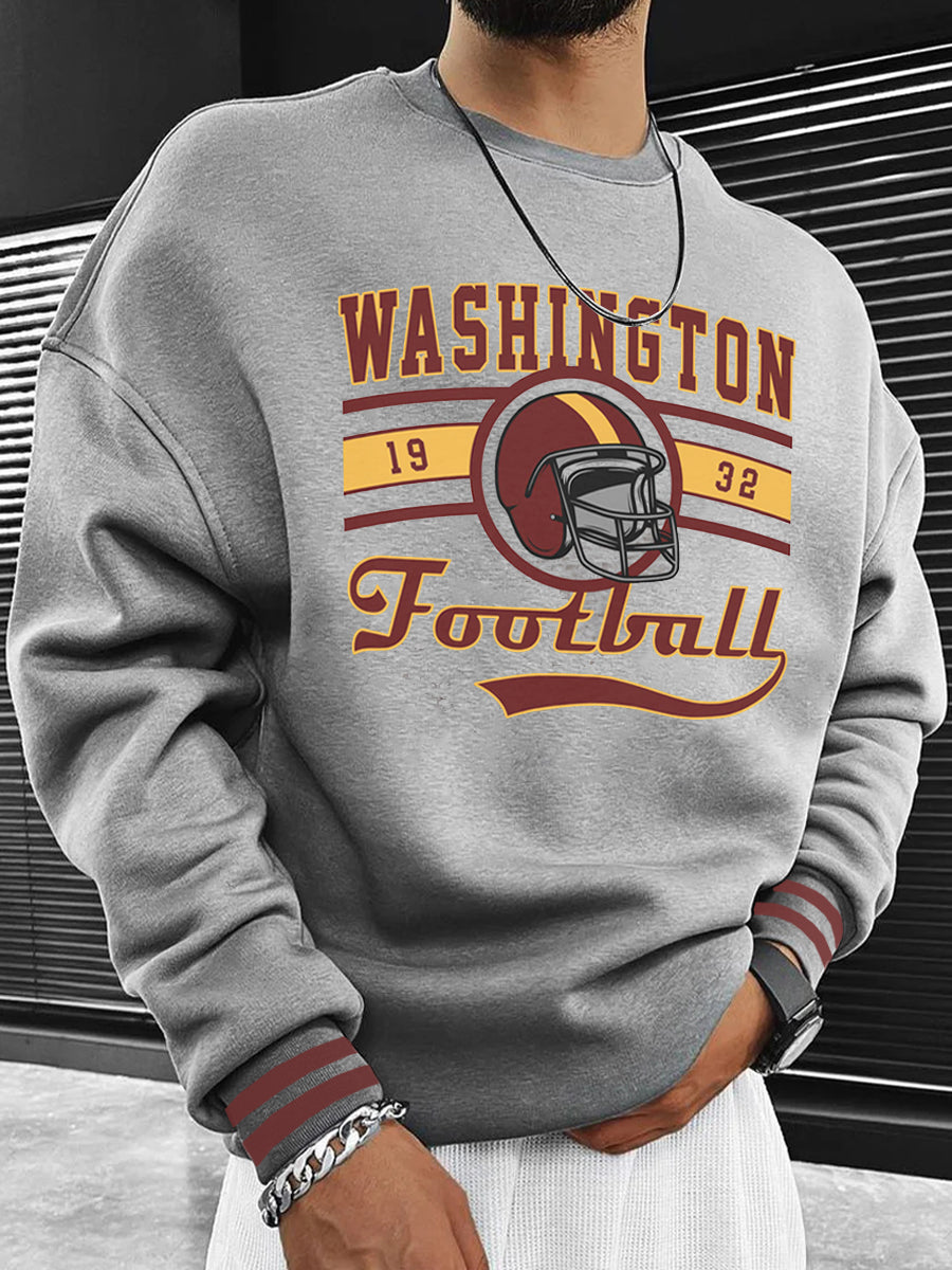 Washington Commanders Vintage Style Unisex Casual Sweatshirt