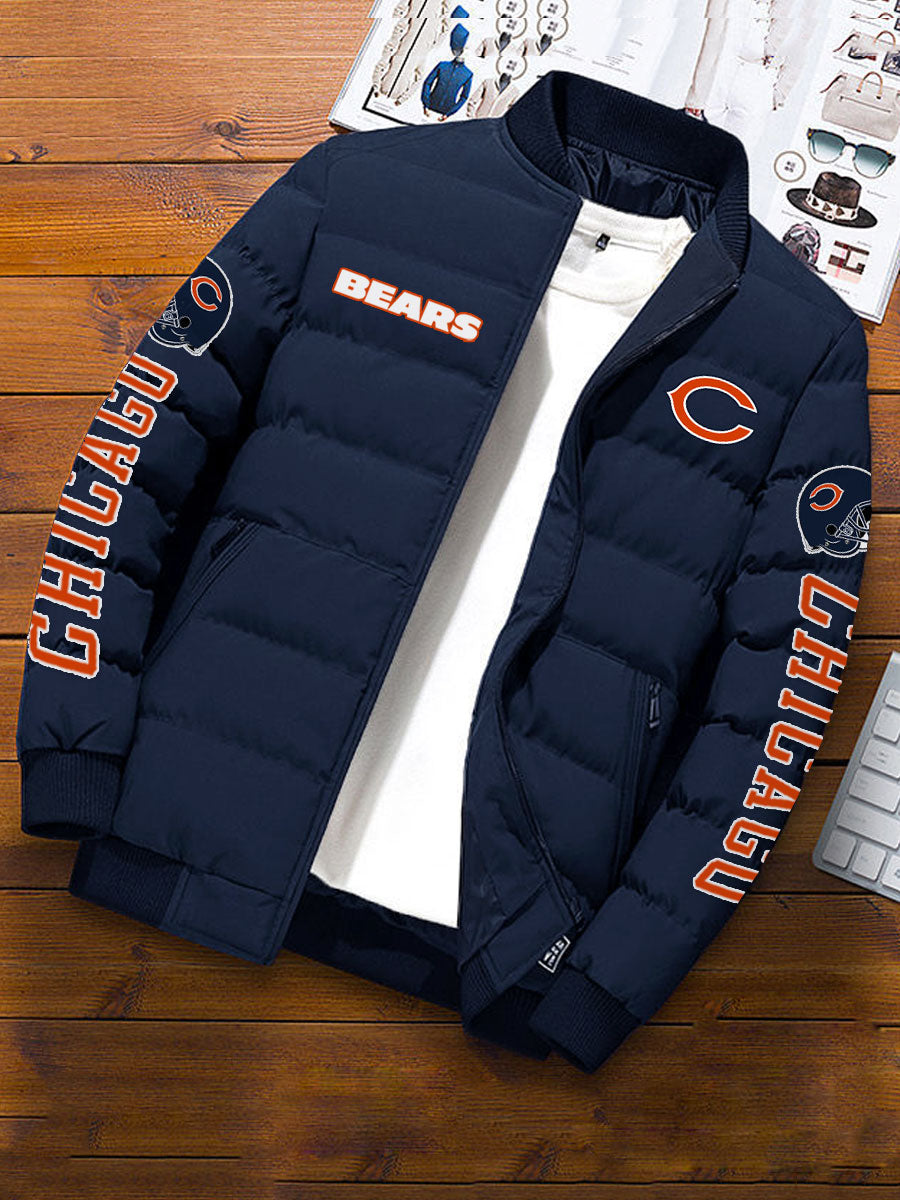 Chicago Bears Winter Comfortable Warm Padded Jacket