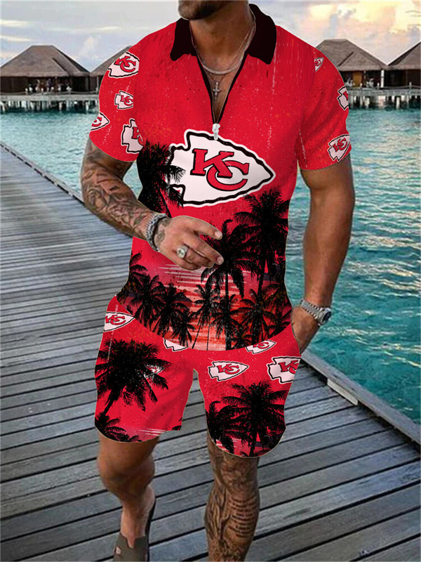 Kansas City Chiefs Limited Edition Polo Shirt And Shorts Two-Piece Suits