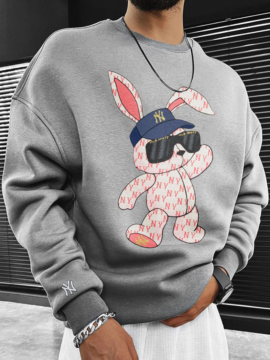 New York Yankees MLB Men's Oversize Crewneck Sweatshirt