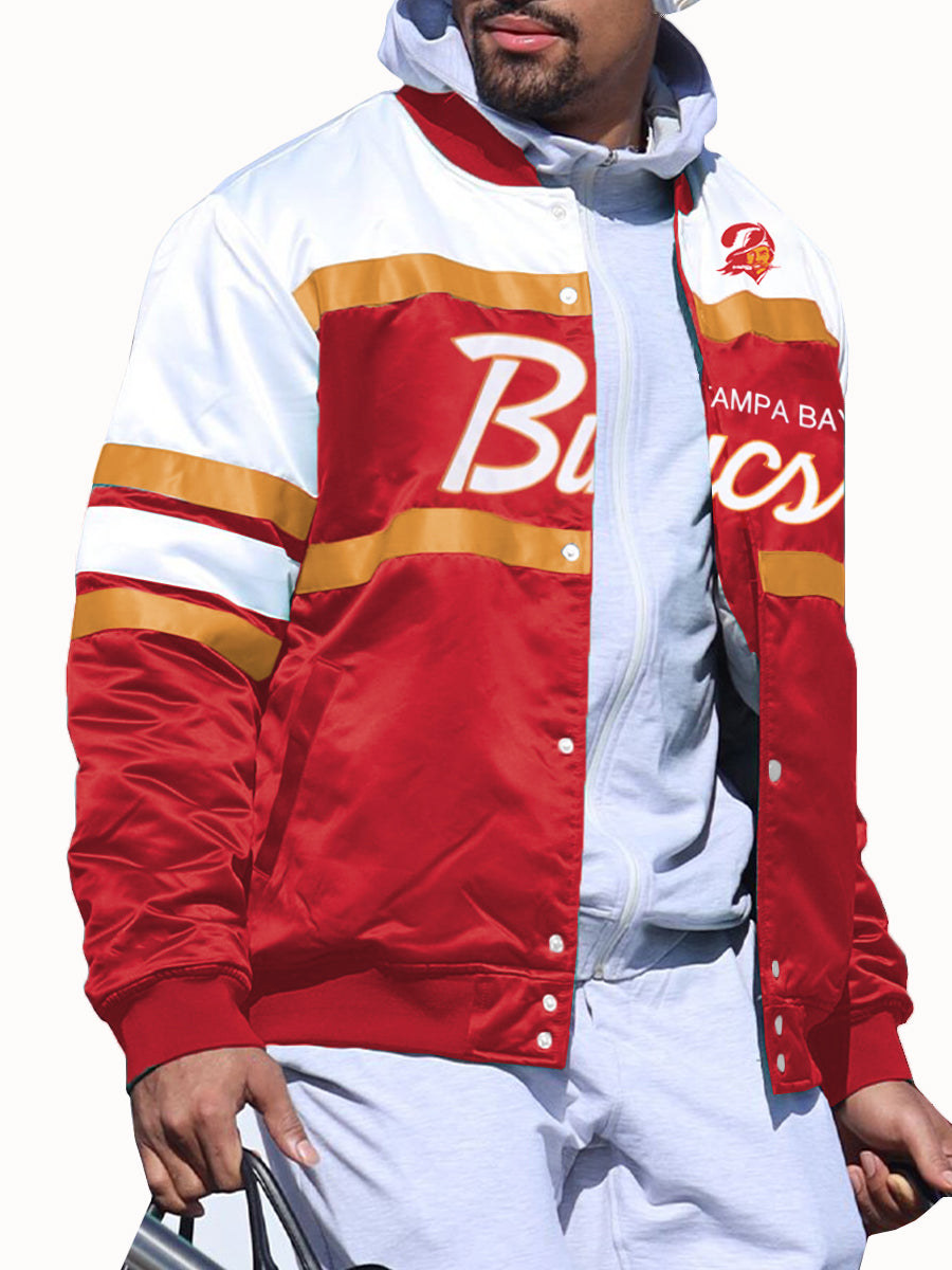 Tampa Bay Buccaneers Special Script Heavyweight Satin Jacket