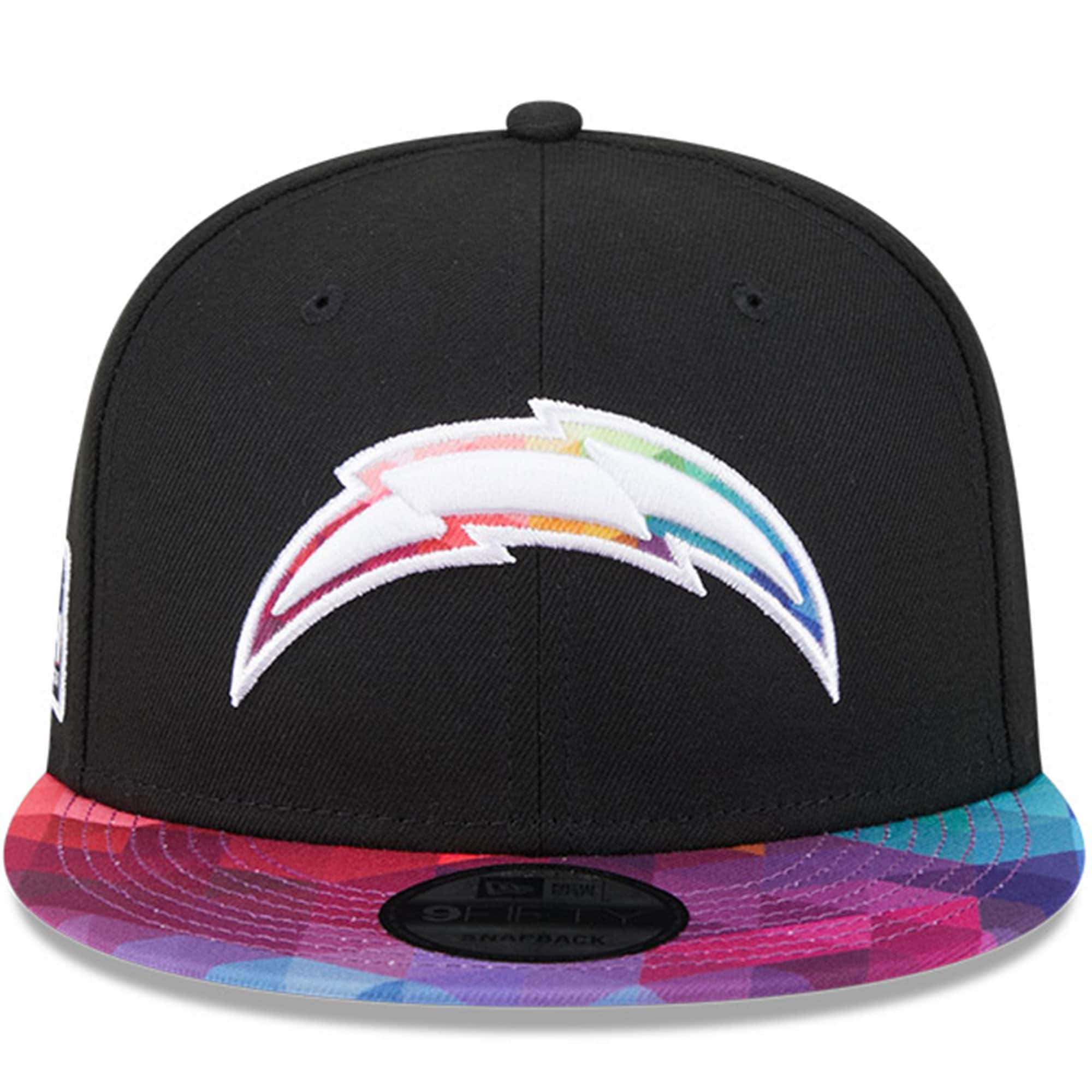 Los Angeles Chargers Youth Black 2023 Crucial Catch 9FIFTY Snapback Hat
