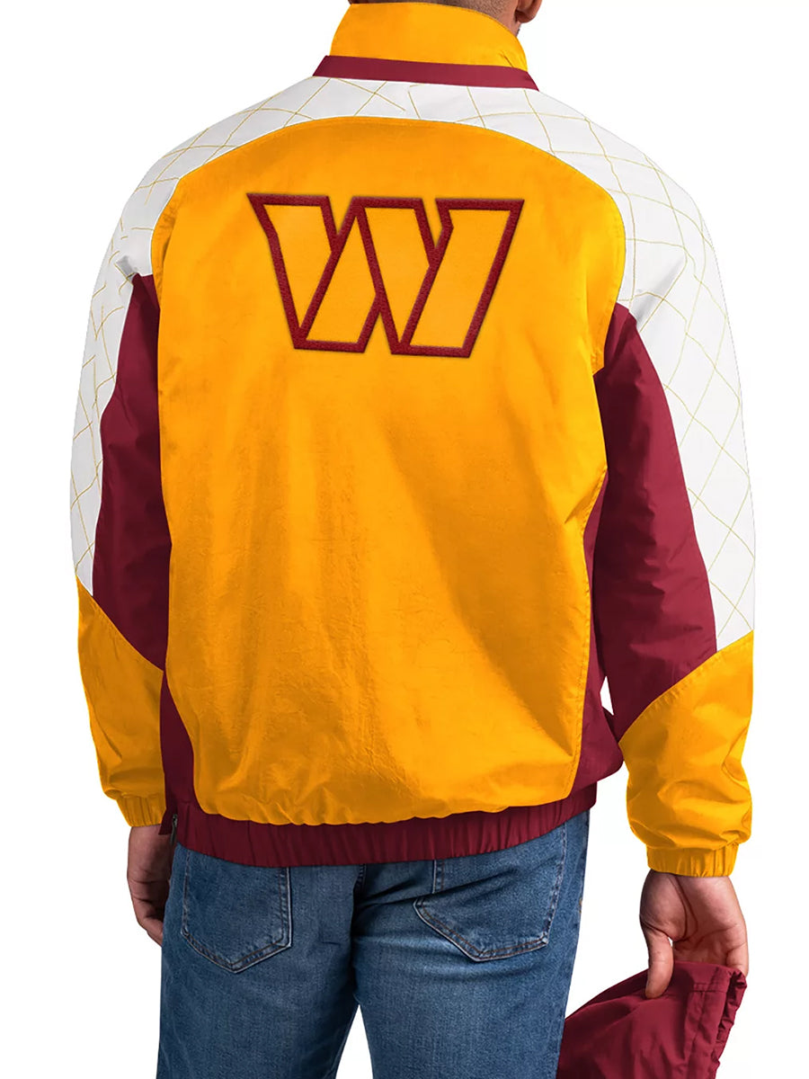 Washington Commanders Commanders The Body Check Half-Snap Pullover Jacket