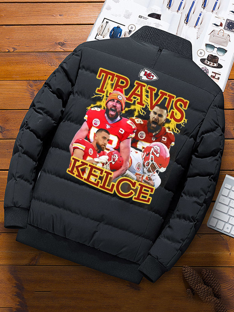 Kansas City Chiefs Winter Comfortable Warm Padded Jacket