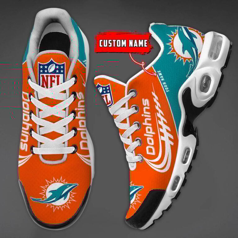 Miami Dolphins -Custom Name-TN Shoes And Baseball Jersey Shirt PHIrfect Gift-DS001