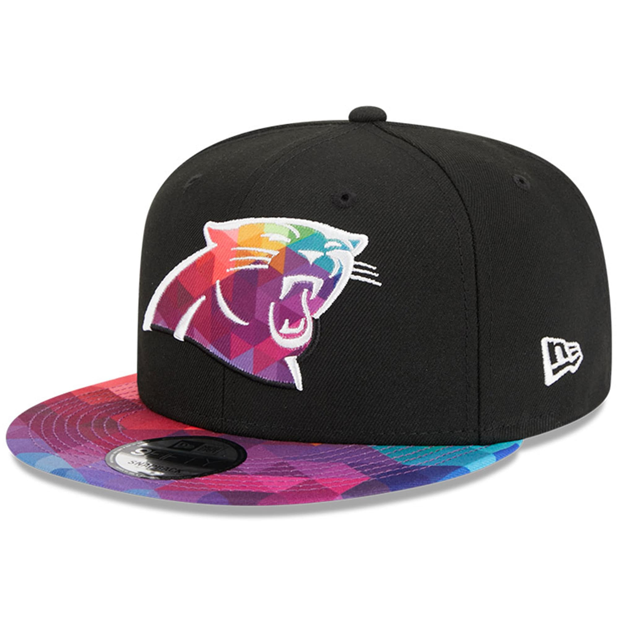 Carolina Panthers Men's   Black 2023  Crucial Catch 9FIFTY Snapback Hat