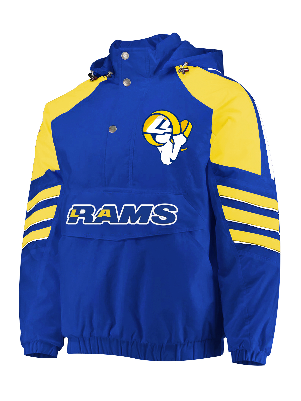 Los Angeles Rams Half-Snap Hoodie Jacket