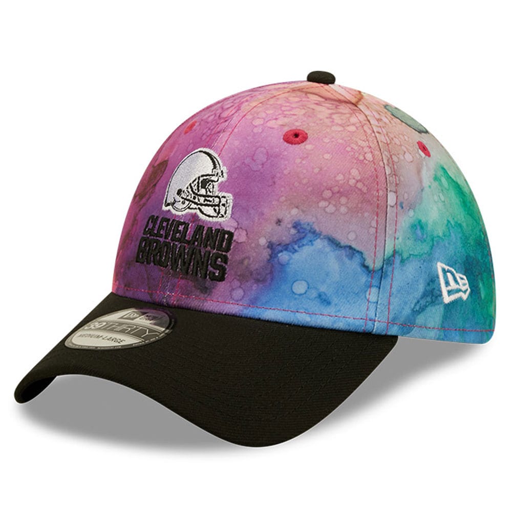 Cleveland Browns Men's  Pink/Black 2022  Crucial Catch 39THIRTY Flex Hat