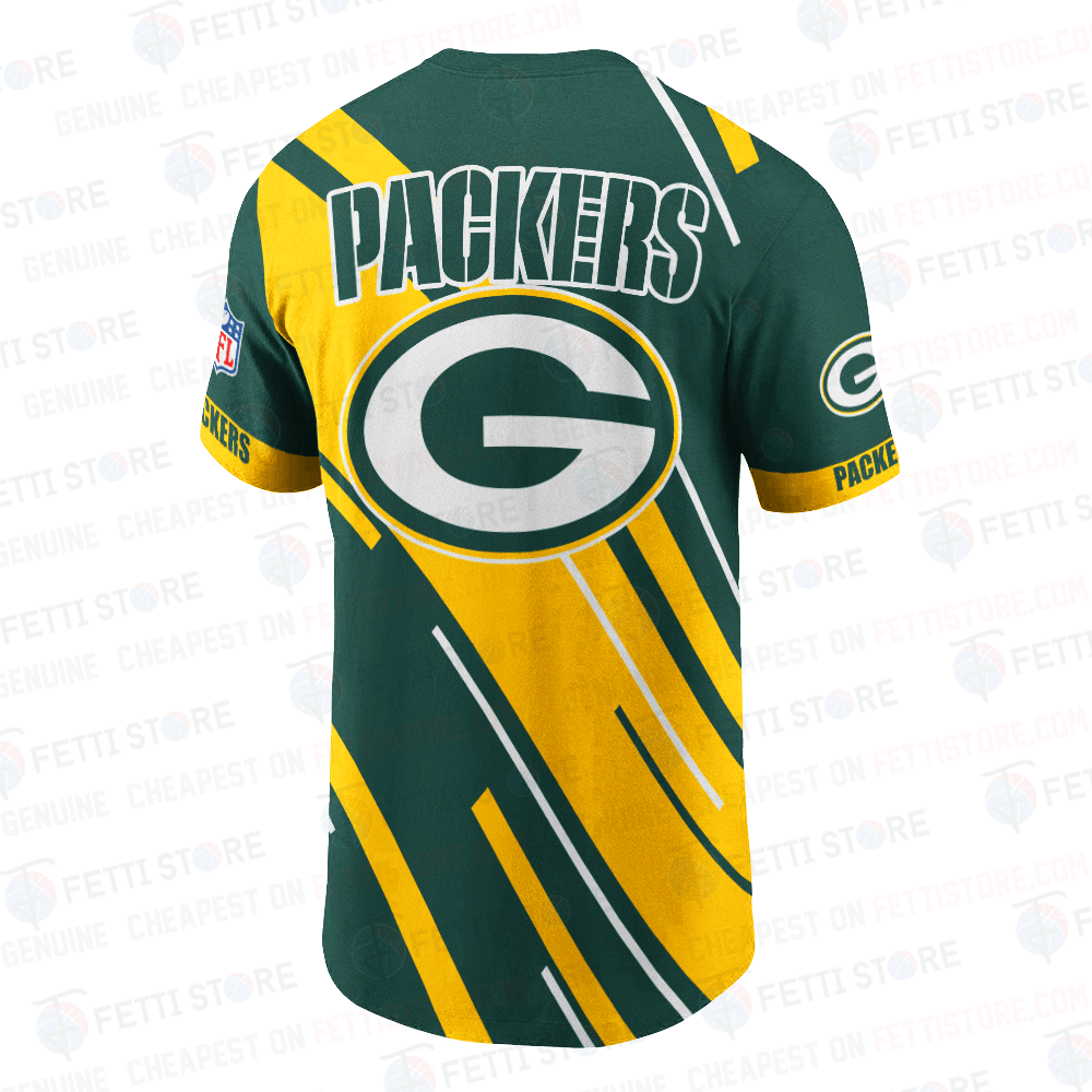 Green Bay Packers American Football Leauge Pattern 3D T-Shirt SH1 V2