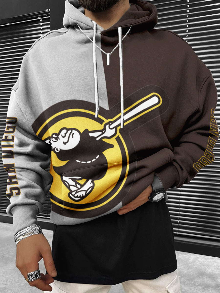 San Diego Padres MLB Men's Crewneck Hooded