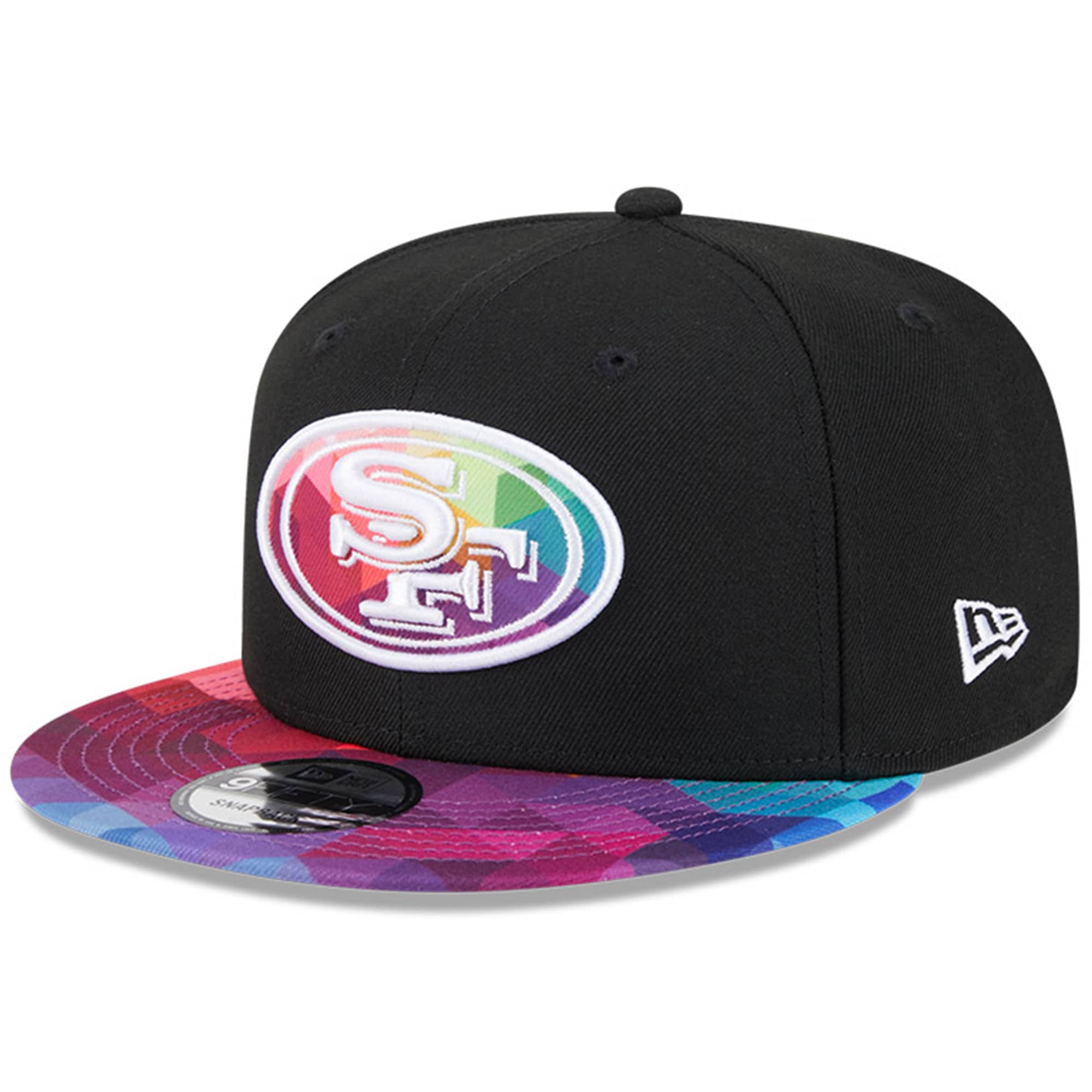 San Francisco 49ers Men's   Black 2023  Crucial Catch 9FIFTY Snapback Hat