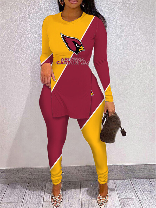 Arizona Cardinals Limited Edition High Slit Shirts And Leggings Two-Piece Suits