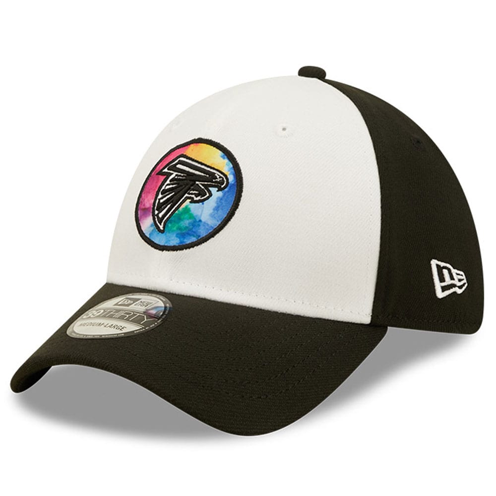 Atlanta Falcons Men's  White/Black 2022  Crucial Catch 39THIRTY Coaches Flex Hat