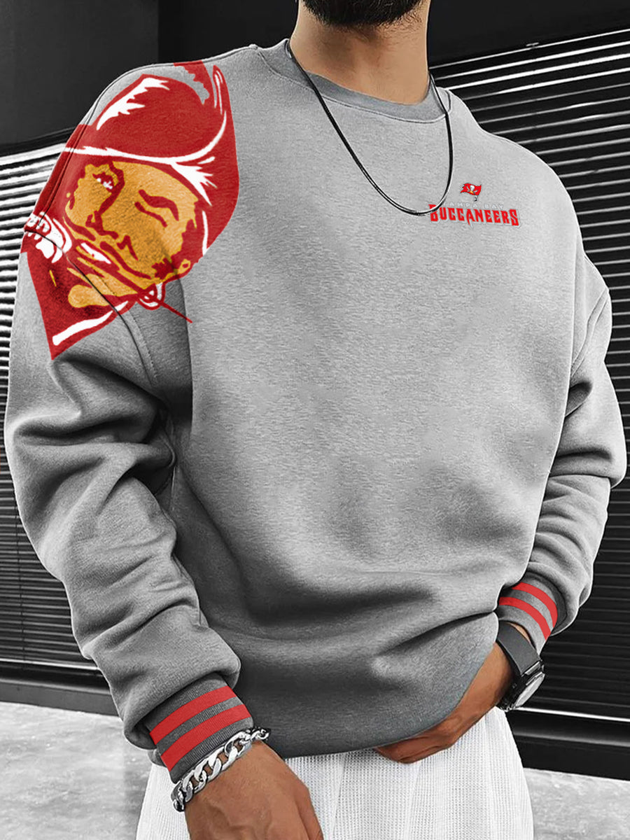 Tampa Bay Buccaneers Printed Unisex Casual Sweatshirt