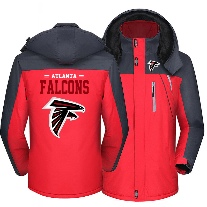 Atlanta Falcons Warm Hoodie Fleece Coat Winter Jacket Coat Ski Suit