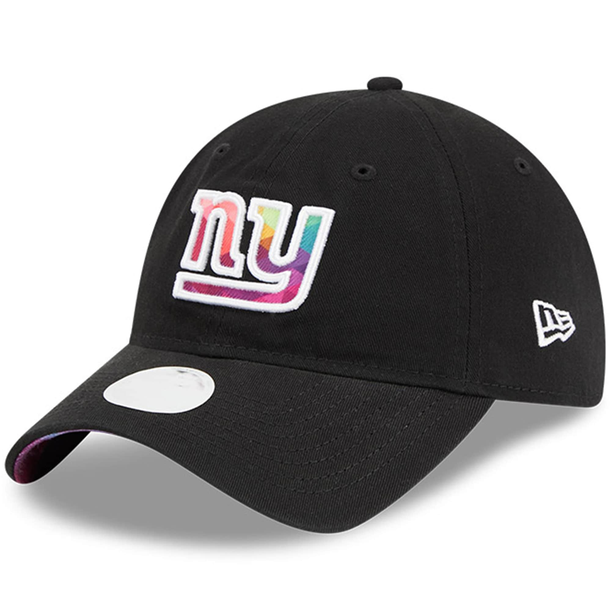New York Giants Women's   Black 2023  Crucial Catch 9TWENTY Adjustable Hat